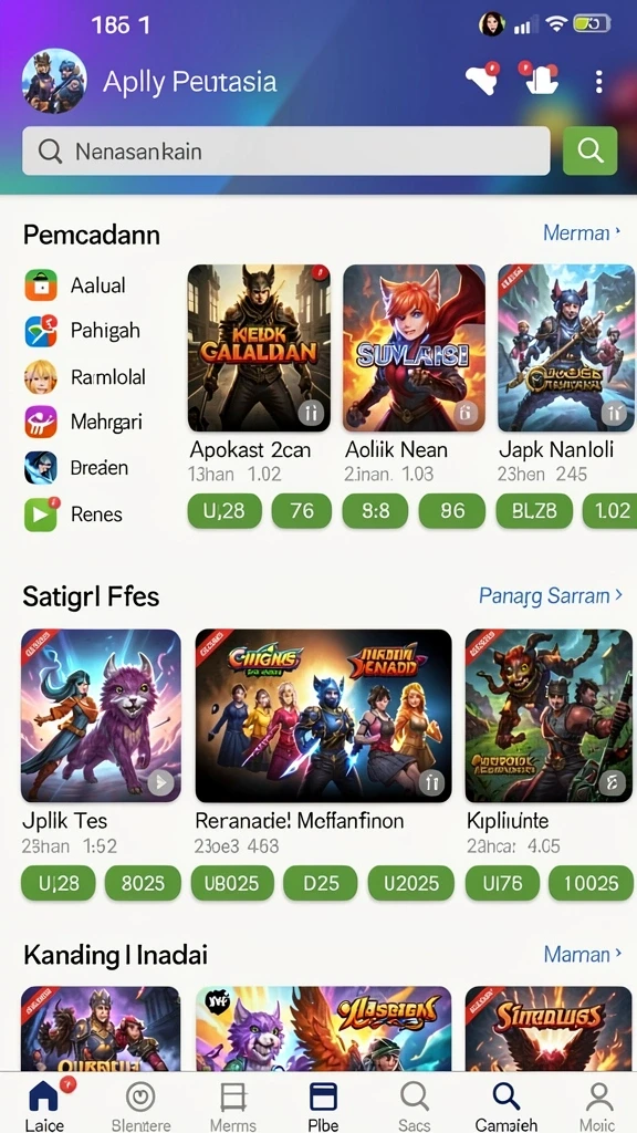 garuda365 - Tampilan antarmuka yang intuitif dan menarik.