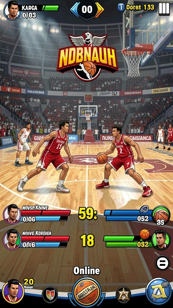 gim777 - Tampilan awal game yang menarik dan intuitif.