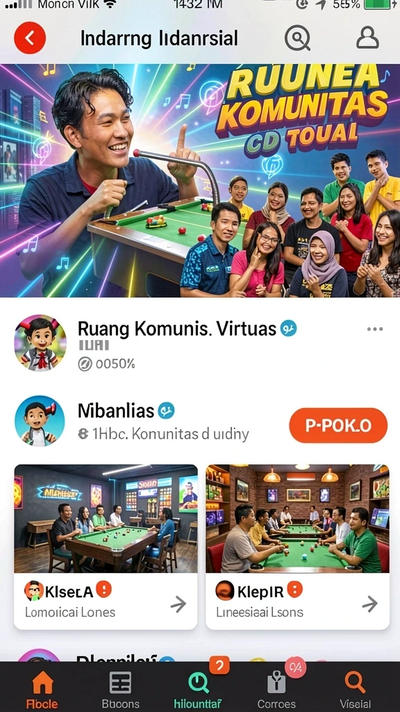 jktjkt - Fitur sosial untuk berinteraksi dengan pemain lain.