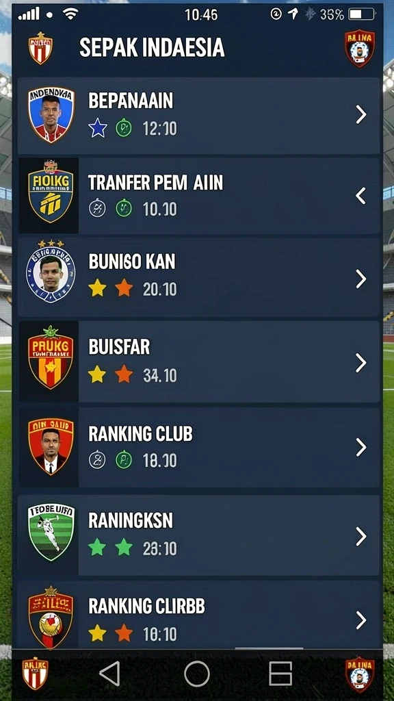 panen77 - Menu pengaturan yang mudah dan intuitif.
