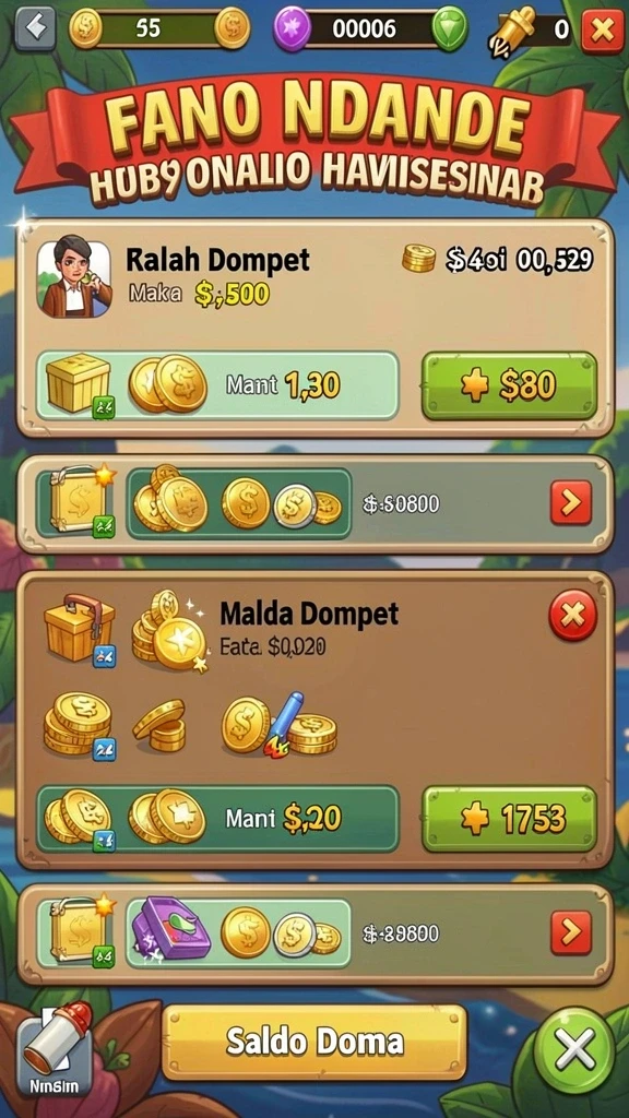 raja288 - Tampilan menarik dari menu utama RAJA288.